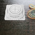 thumbnail image 4 of 4pcs Rope Weaving Board DIY Bracelet Loom Rope Braiding Disc Winding Rope Device Weaving Tools (150mm Round 10mm Round 150x150mm Sqaure 100x100mm Sqaure), 4 of 7