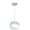Satin Nickel, variant on 1JT-477699-BR-Besa Lighting-Luna-One Light Cord Pendant with Flat Canopy-10.63 Inches Wide by 8.25 Inches High-Bronze Finish-Opal/Frost Glass