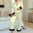 thumbnail image 2 of SJLDQY Valentines Women's Pajamas Set 2 Peice Pjs Set for Women Valentine's Day Bowknot Graphic Long Sleeve Pajama Tops Pants Soft Comfy Homewear Sleepwear Outfits, 2 of 6