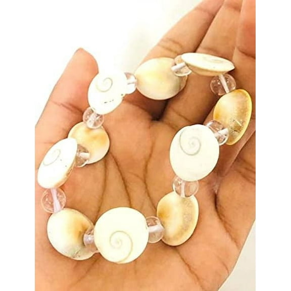 crystalmiracle Clear Quartz Gomti Chakra Beaded String Healing Fashion Men Women Gift Positive Energy Handcrafted Accessory