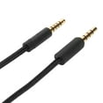 thumbnail image 2 of Cable para auriculares para juegos, tejido con control de volumen y silenciador para Logitech G Pro, G Pro X, G433 y G233, color negro., 2 of 6