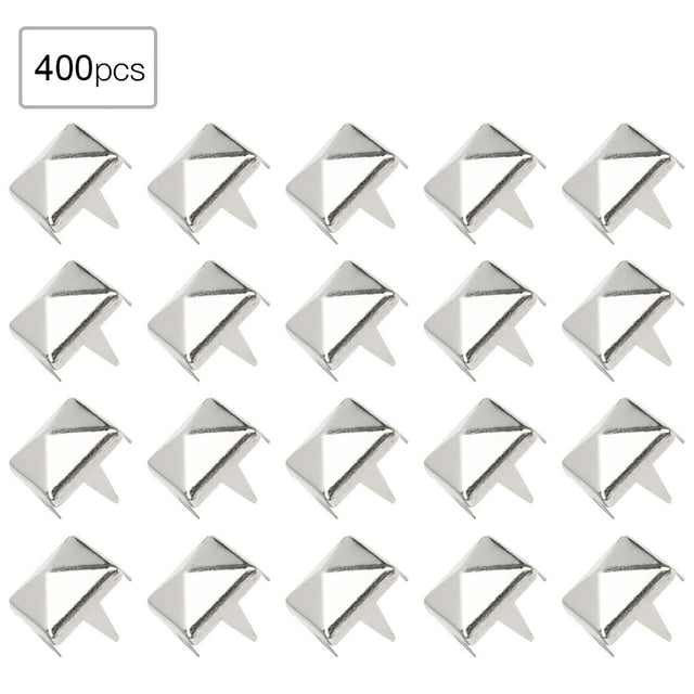 DIY Rivets en Cuir, 400 Ensembles 4MM-7MM Dy Rivets Pointe Pointe Pointe Technologie de Bord d'Attaque