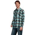 thumbnail image 2 of Camisa Regular Fit Manga Larga Wrangler Hombre 919 naranja XXG, 2 of 5