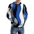 thumbnail image 5 of Stereo Abstract Line Gradient (1)-2 Men's Women Vintage 3D Hooded Sweatshirt - All-Season Loose Fit Streetwear, 5 of 6