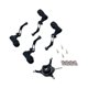 thumbnail image 5 of RC Helicopter Swashplate Set Reemplazo de Clip de Hoja Fácil Instalado Aluminio Resistente para K170   Placa Cruzada  R Negro, 5 of 9