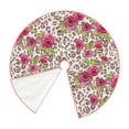 thumbnail image 2 of KLL Rose Mix Leopard 4 Christmas Tree Skirt 36" ,Party Decorations Farmhouse for Christmas Decorations Holiday Party, 2 of 6