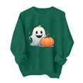 thumbnail image 2 of VKOYWKM Sweatshirts for Women Halloween Spooky Season Graphic Pullover Top Cute Crewneck Sweatshirt Oversized Long Sleeve Fall Sweatshirts, 2 of 6