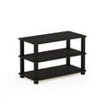 thumbnail image 3 of Furinno 13080EX/BK Turn-S-Tube 3-Tier Shoe Rack, Espresso/Black, 3 of 4