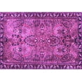 thumbnail image 1 of Ahgly Company Indoor Rectangle Persian Purple Traditional Area Rugs, 2' x 4', 1 of 4