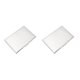 thumbnail image 3 of Moyic 1 tarjetero de Metal para hombre y mujer, caja de almacenamiento de tarjetas de acero inoxidable delgada, tarjetero de negocios para Superficie de acero inoxidable cepillado 2Conjunto, 3 of 6