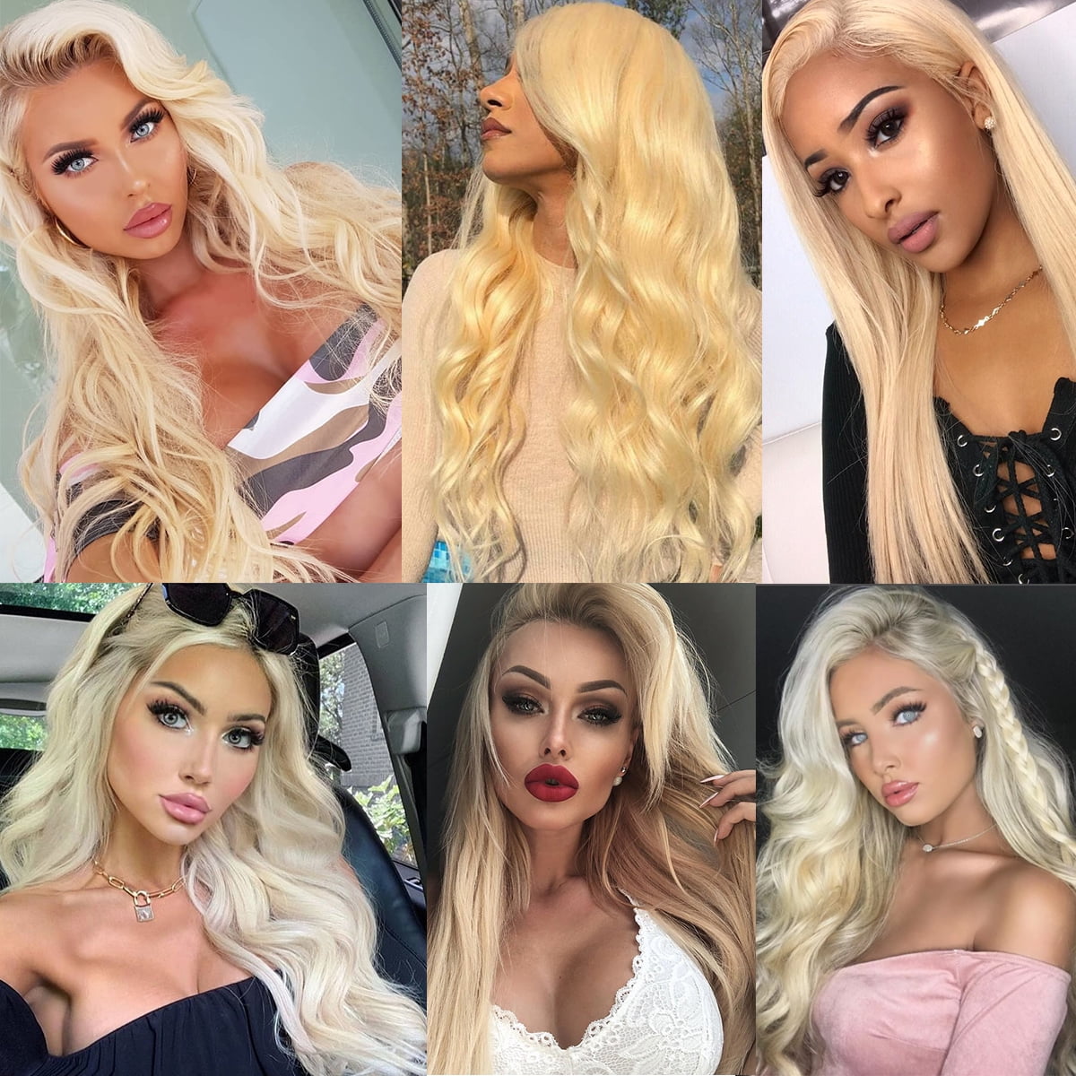 SEGO Platinum Blonde Bundle Straight Remy Human Hair Weft Sew in Hair Extensions for Women Brazilian Hair Weave Double Weft 7A Thick Soft Hand Tied Hair Weave