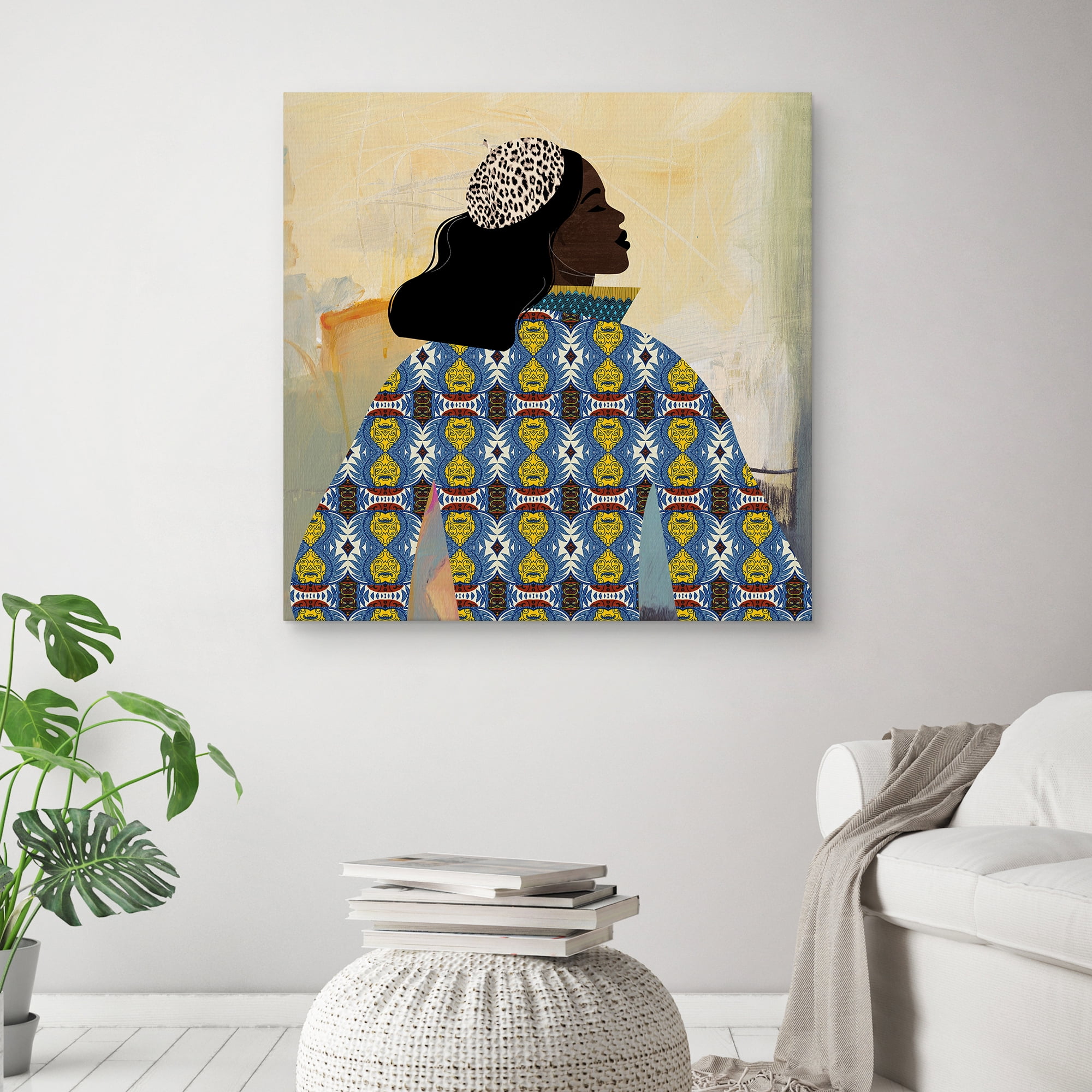 Masterpiece Art Gallery Abstract Painting, 35" x 35"