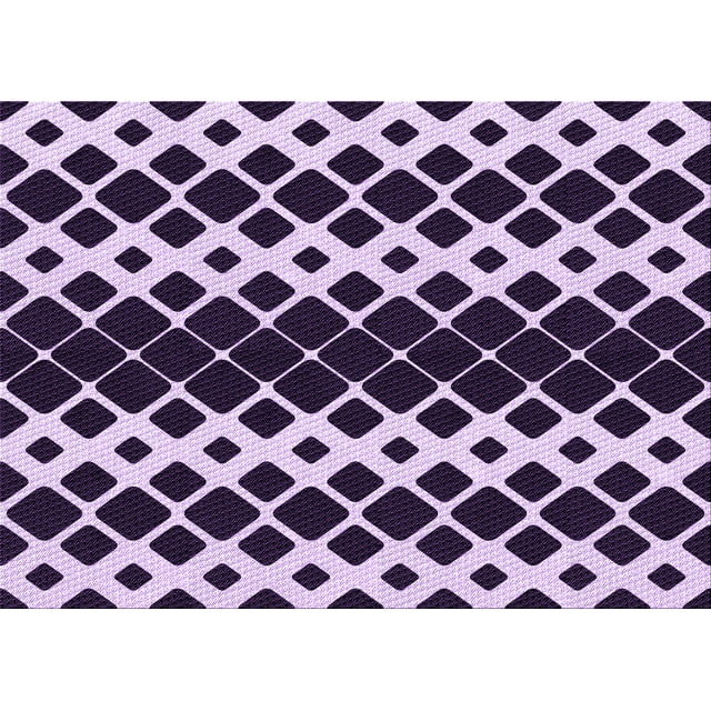 Ahgly Company Machine Washable Indoor Rectangle Transitional Mauve Purple Area Rugs, 2' x 3'