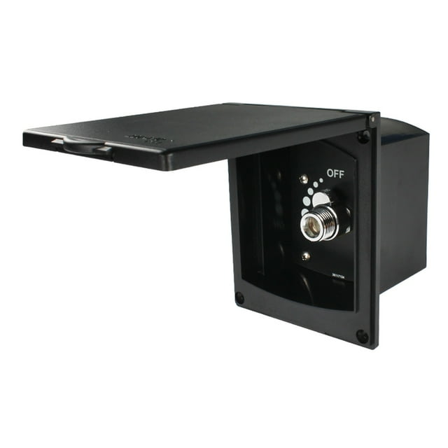 Black Exterior Shower Box Kit For Caravan RV Boat Motorhome ,Variety of Features