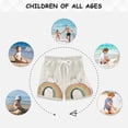 thumbnail image 6 of FORMRS Boys Swim Trunks Quick Dry Mesh Liner Boardshorts Sizes XS-XL, White Cat Rainbow, 6 of 7