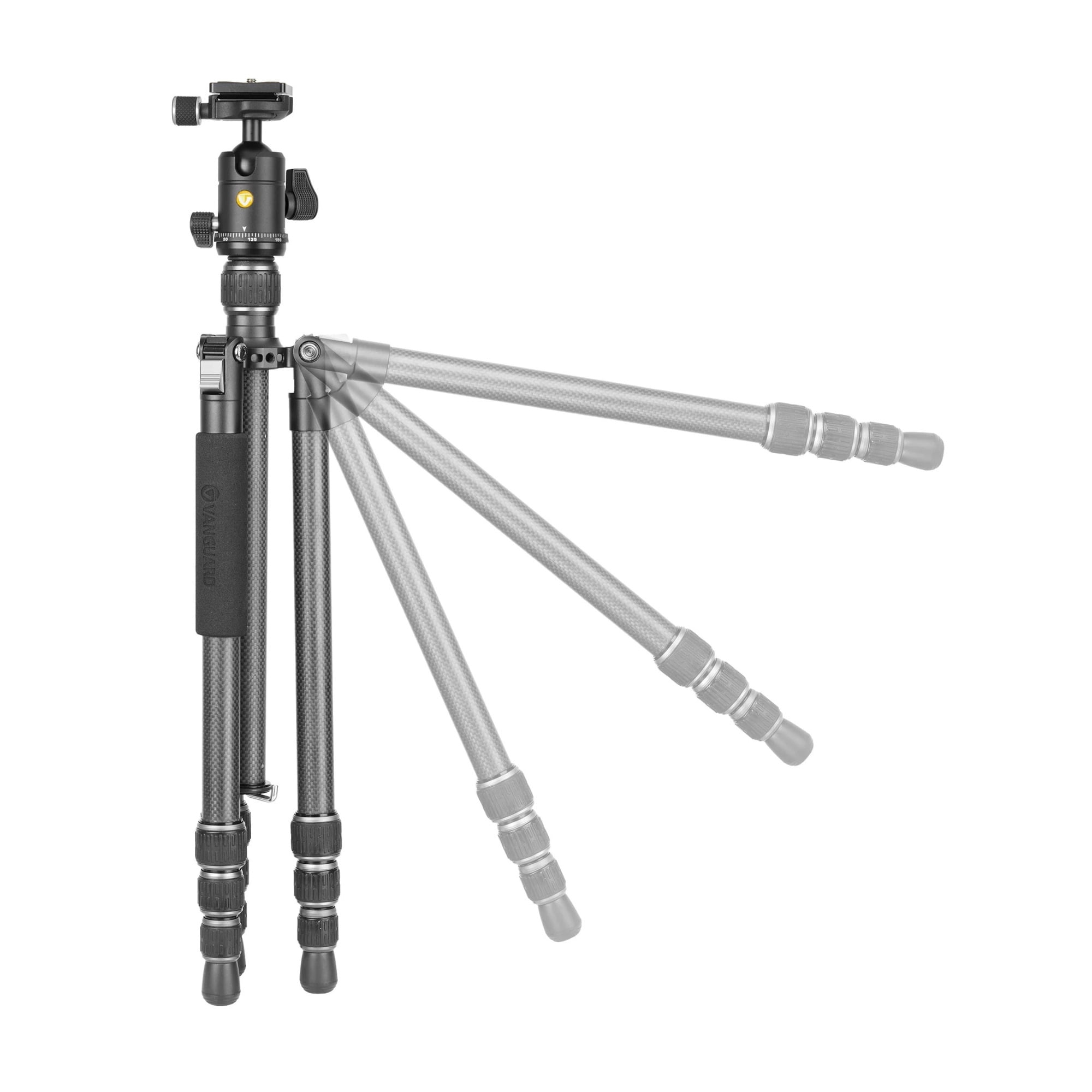 Vanguard Vesta GO 264CB Ultra Lightweight Carbon Fiber Travel Tripod with VEO BH-60 Ball Head (Black)