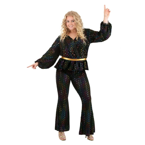 70's Groovy Babe Top and Bell Bottom Pants - Candy Apple Costumes