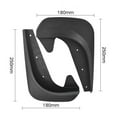 thumbnail image 4 of Front and Rear Mudflaps Replacement for Car, Splash Guards Mudguard Fender Set Auto Accessories, 4 Pcs, 4 of 8
