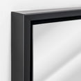 thumbnail image 5 of Head West Glossy Black Float Leaning Rectangular Framed Accent Wall Vanity Mirror - 25 x 64, 5 of 6