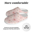 thumbnail image 6 of Kdxio Chrysanthemum Women's Men's Slippers Plush Slip-On House Slipper for Winter Indoor Soft Cushion Non-slip Fluffy Slides Slippers-35/36, 6 of 7