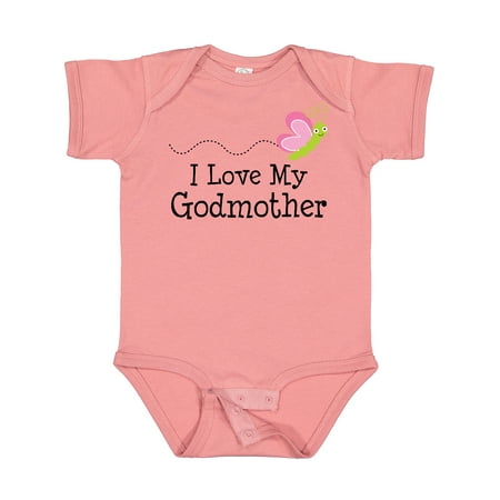 

Inktastic I Love My Godmother Gift Baby Girl Bodysuit