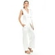 thumbnail image 2 of Set de lino sin mangas Roman Fashion /Juvenil, 0210 (Blanco) blanco EG, 2 of 6
