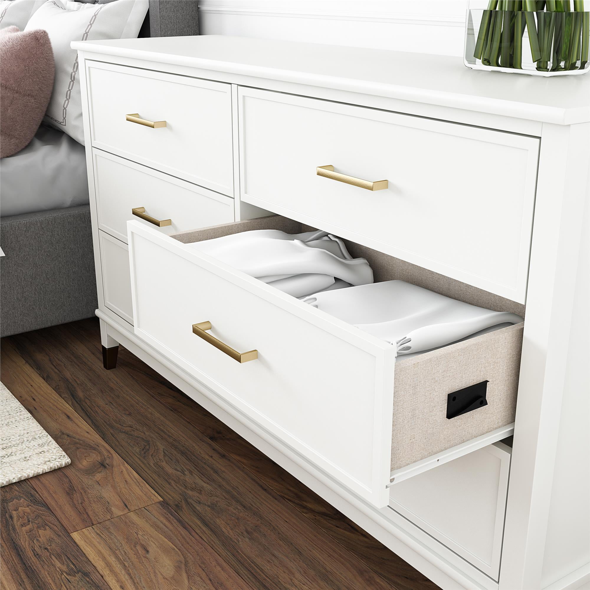 Westerleigh 6 drawer dresser white discount