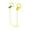 Yellow, variant on Audio-Technica Bluetooth In-Ear Headphones, Yellow, ATH-SPORT50BT