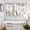 white, variant on Easter Bunny Kitchen Curtains Window Panels, Spring Easter Eggs Floral Leaves Watercolor Insulated Window Treatment Curtain, Grommet Curtains for Bedroom/Living Room/Bathroom, 2 Piece 42"Wx45"L