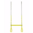 thumbnail image 5 of Machrus Swingan DIY Swing Set Kit - With Belt Swing, Trapeze Bar, Disc Swing And Standing Swing - A-Frame Brackets And All Assembly Hardware Included - Wood Beams Not Included - Yellow, 5 of 7