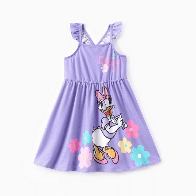 Disney Disney Mickey and Friends Robe à Imprimé de Personnages Floral NaiaTM pour Tout-Petite Fille