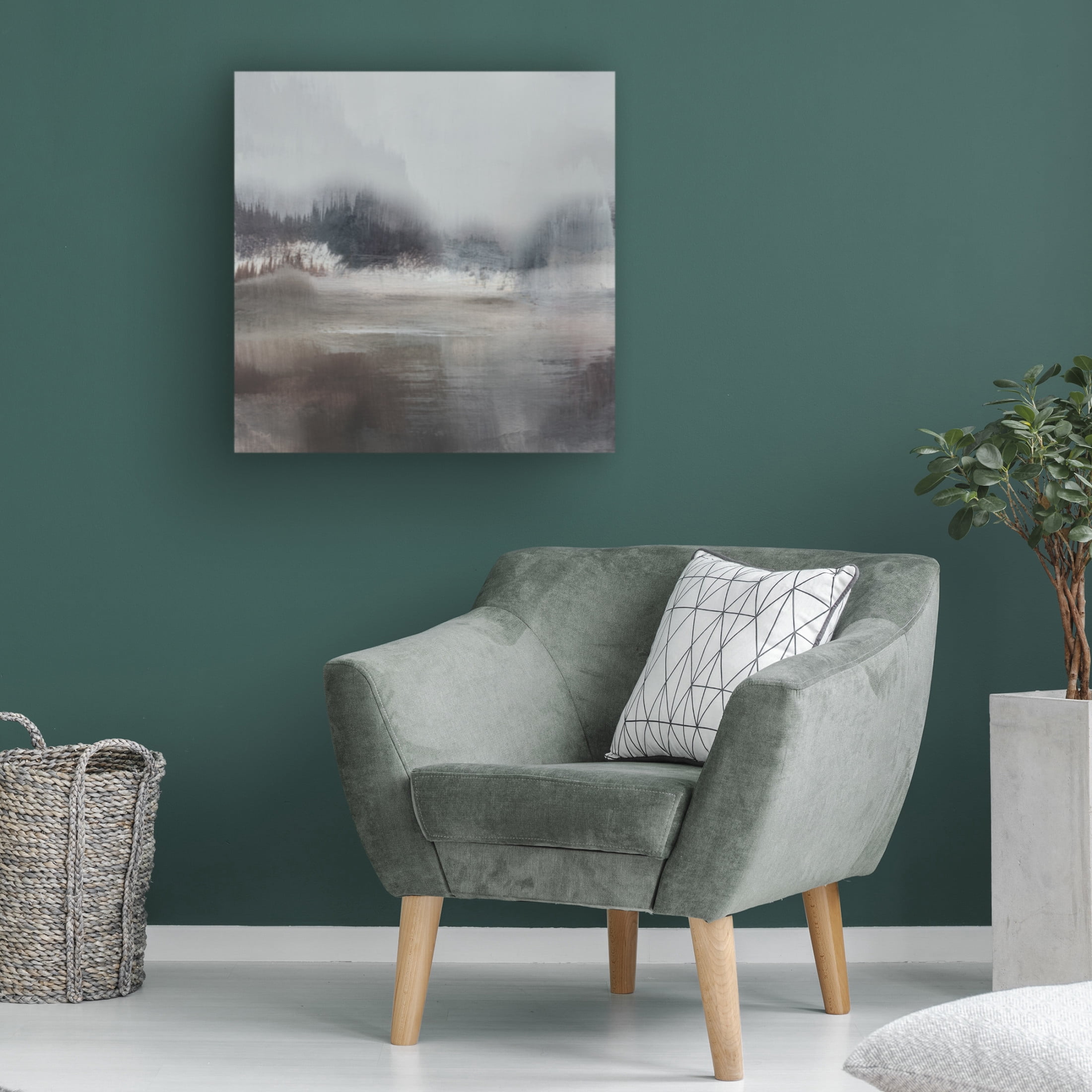 Trademark Fine Art Dan Hobday  Forest Lake Canvas Wall Art