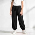 thumbnail image 3 of Diufon Jogger Pants for Boys Girls Baggy Elastic Waist Casual Sport Pant Fall Winter Thin Sleep Cuffed Trousers, 3 of 10
