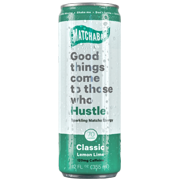 Hustle Original Sparkling Matcha Energy Drink, 12 fl oz （Pack of 3）