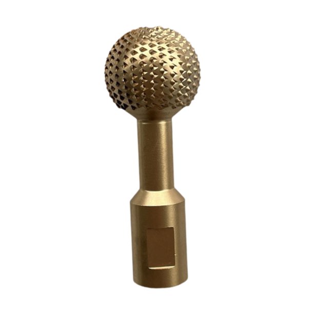 Esfera rebabas rotativas, herramienta de talla de potencia, cabezal de molienda de bolas, accesorio de molinillo de ángulo de guge de bola, acero al Interfaz de 10 mm