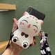 thumbnail image 1 of Funda con dibujo de gato en 3D para móvil, cartera bonita con cuerda para Samsung Galaxy A11, A13, A22, A31, A32, A33, A42, A51, A52, A53, A71, A82, A91 Fivean unisex, 1 of 2