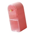 thumbnail image 3 of Soporte Portátil para Brochas de Maquillaje Yinane Caja de Almacenamiento Transparente a Prueba de Polvo Rosado, 3 of 7