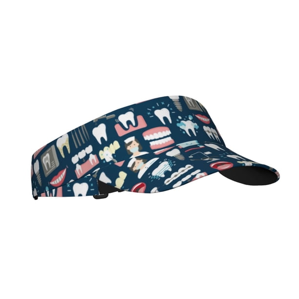 Balery Dental Gorra deportiva con visera ajustable para mujer y hombre (talla única)