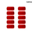 thumbnail image 4 of 10 Pieces Fingertip Sleeve Breathable Hand Joint Protector Sporting Exercising Shock Absorbing Support Brace Nonslip for Basketball Red, 4 of 9