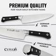 thumbnail image 4 of Knife Set Cutluxe 15-Piece German Steel Black Block, 4 of 7
