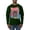 Forest Green, variant on Dean Russo Cosmic Trash Panda Animal Lover Mens Long Sleeve Shirt, Royal, Medium