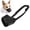 Black, variant on Dog Muzzle Anti Biting and Chewing with Comfortable Mesh Soft Fabric and Adjustable Strap, Suitable for Small, Medium and Large Dogs(Red Trim,XS)