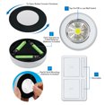thumbnail image 6 of Great Value Wireless LED Puck Lights with Wall Switch - 2 Pack, 6 of 7