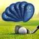 thumbnail image 4 of 6 piezas Golf Iron Head Covers 60 degree Cuñas bordadas Cierre resistente al kusrkot Cubiertas de cabeza de hierro de golf, 4 of 8
