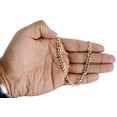 thumbnail image 5 of 10k Yellow Gold Solid Plain Curb Cuban Chain 5.5 MM Necklace 20", 5 of 5