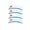 Blue, variant on 3D Sports Letter Car Tire Sidewall Stickers Universal Auto Wheel Rim Decals, Waterproof Wear Resistant Rubber Tyre Decor Stickers,for SUV Truck Off Road Vehicle