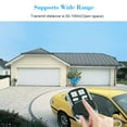 thumbnail image 2 of Amdohai 433Mhz 4 Buttons Copy Cloning Duplicator Remote Control Transmitter Switch for Garage Opener Electric Garage Door Remote Control Key Fob, 2 of 8