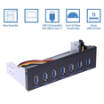 thumbnail image 4 of 2X 7 Port USB 3.0 Hub 5Gbs 5.25inch CD-ROM Drive Bay CD ROM Front Panel for Computer Case, 4 of 7
