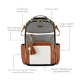 thumbnail image 6 of Itzy Ritzy Boss Plus Diaper Bag Backpack - Cognac, 6 of 6