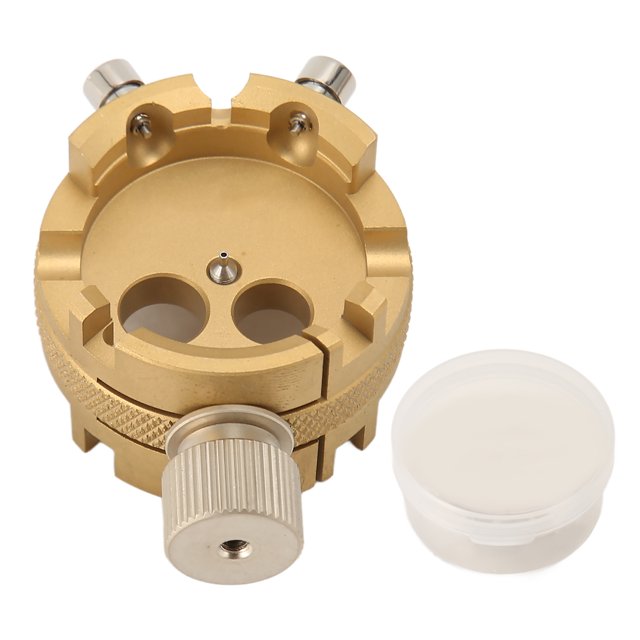 Soporte de movimiento de reloj, Base de movimiento ajustable mecanizada fina de acero inoxidable profesional para herramienta de reparación de relojes